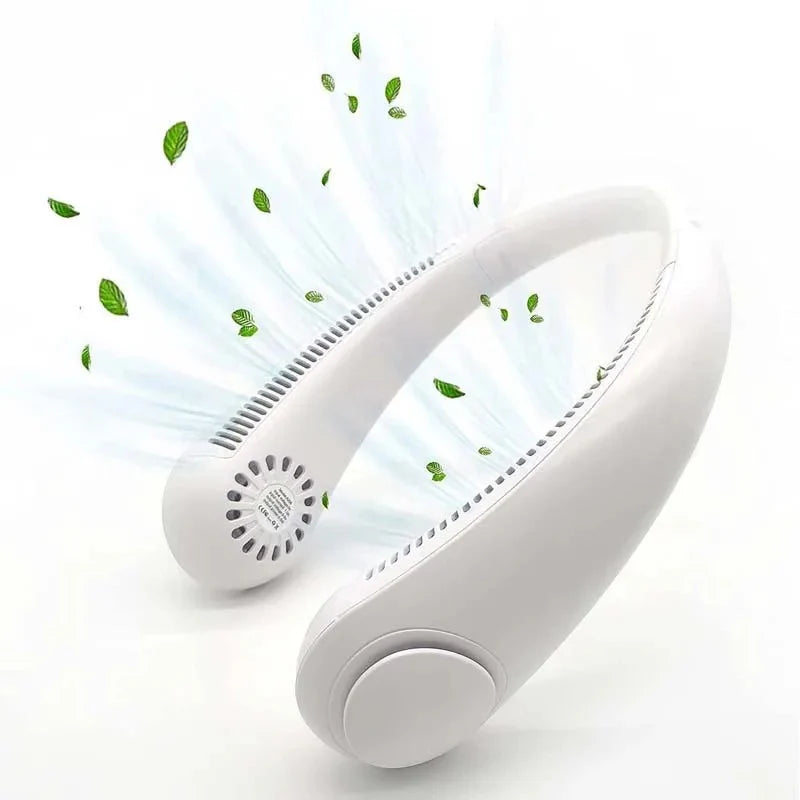 rechargeable neck fan 360* degree surroundings
