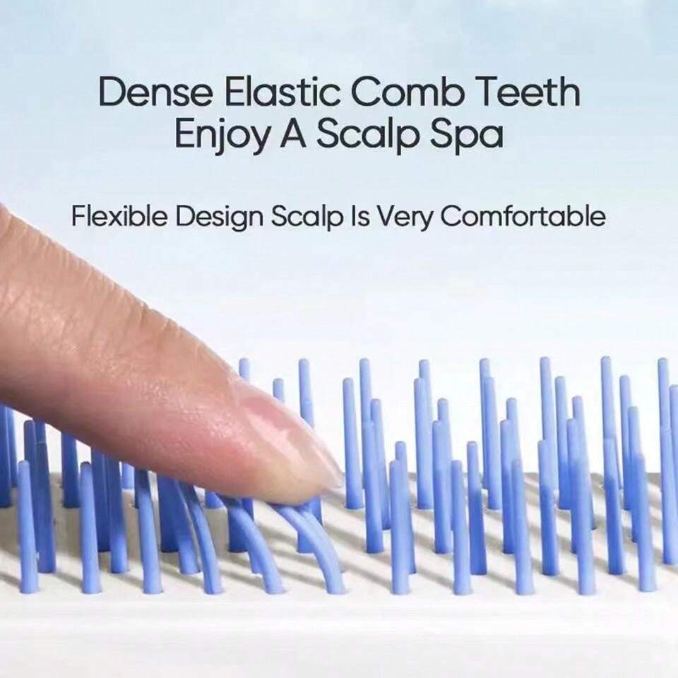 Self cleaning hair comb (random color)