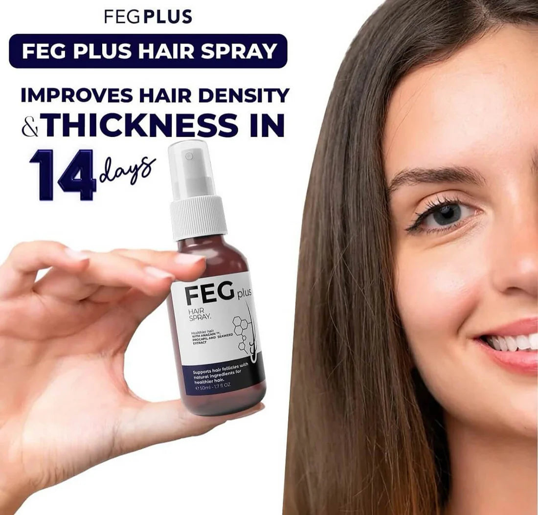 FEG Plus Hair Growth Spray – Fast Hair Regrowth Formula