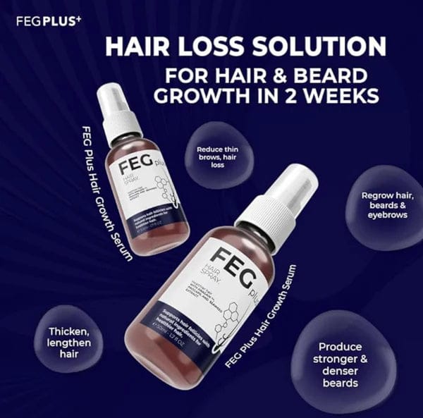 FEG Plus Hair Growth Spray – Fast Hair Regrowth Formula
