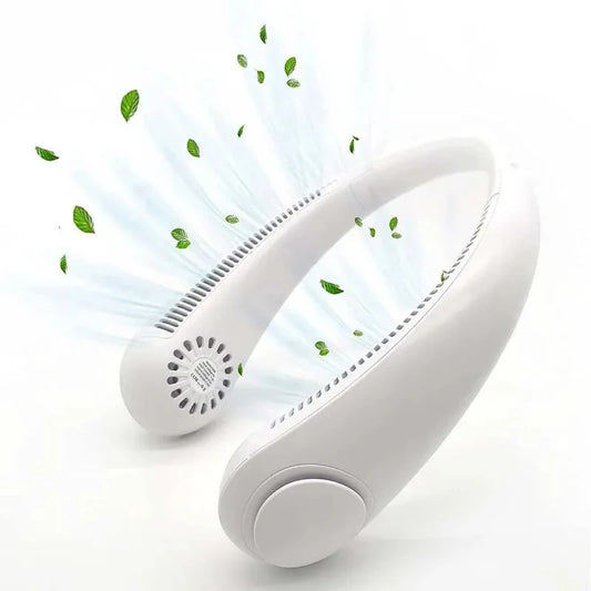 rechargeable  neck fan 360* degree surroundings