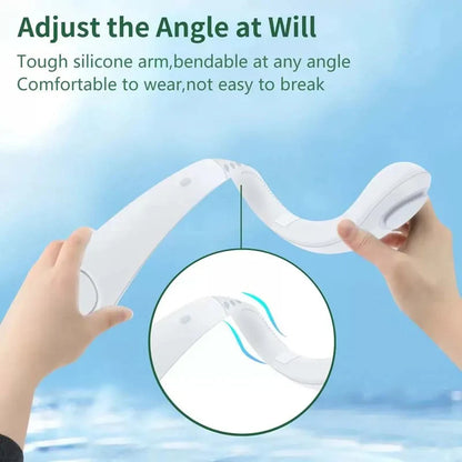 rechargeable  neck fan 360* degree surroundings